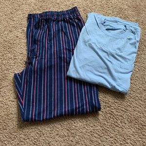 Men’s pajama pants & t-shirt